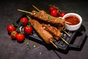 Chicken seekh kabab